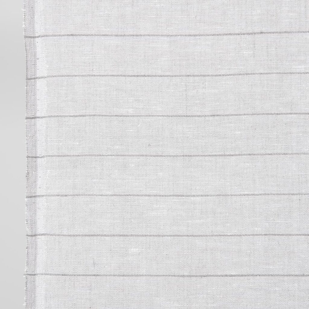 Tkanina melanż niebieski 3 linen towel fabric beige blue, half beige