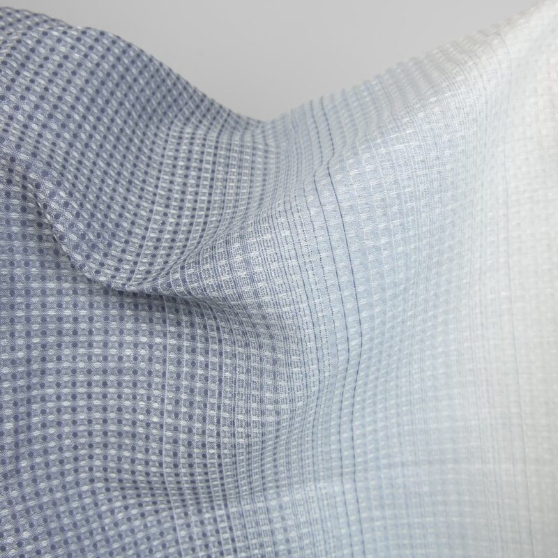cotton hemp waffle striped fabric not washed