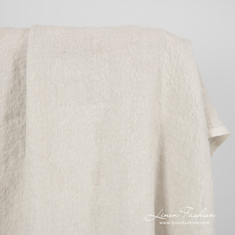linen wool jacquard fabric for clothes.