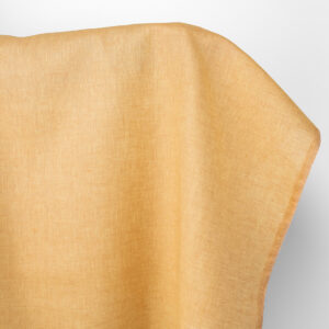 Tkanina lniana jasnożółty i gliniany melanż