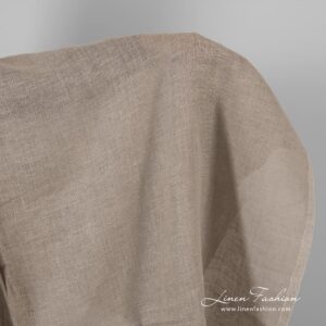 Grey linen fabric
