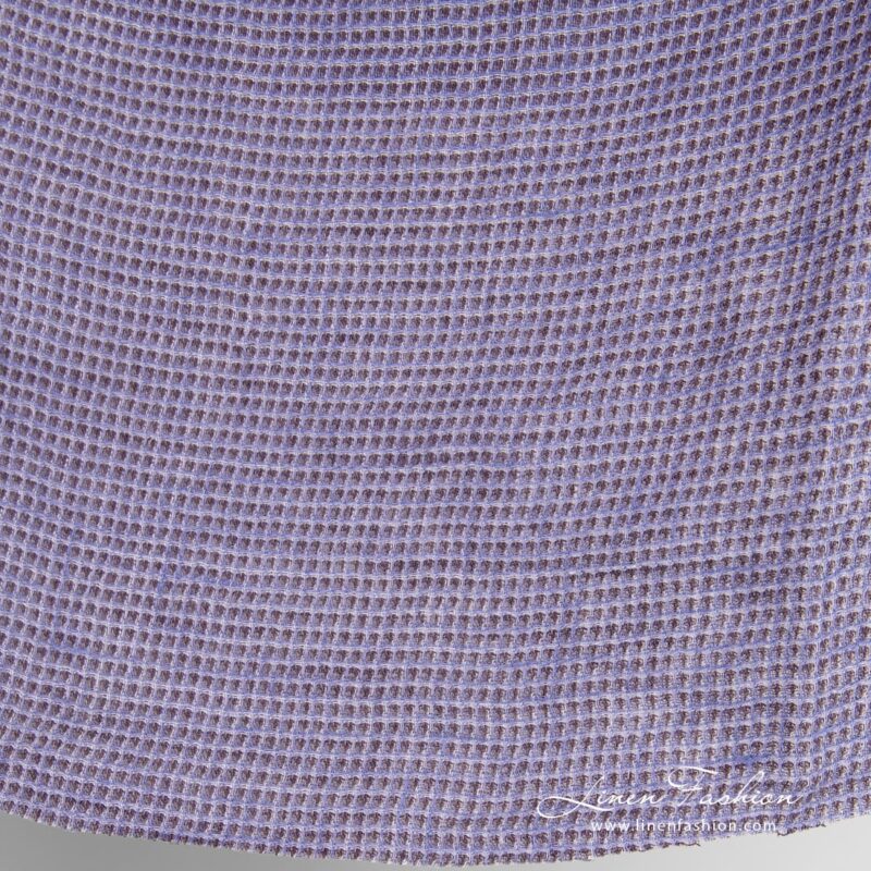 Violet linen fabric, perfect for bathrobes, towels