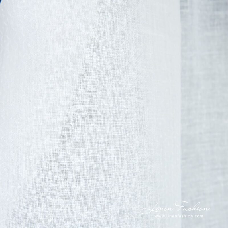 White linen fabric