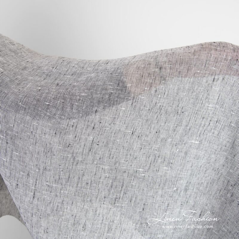 Transparent linen fabric
