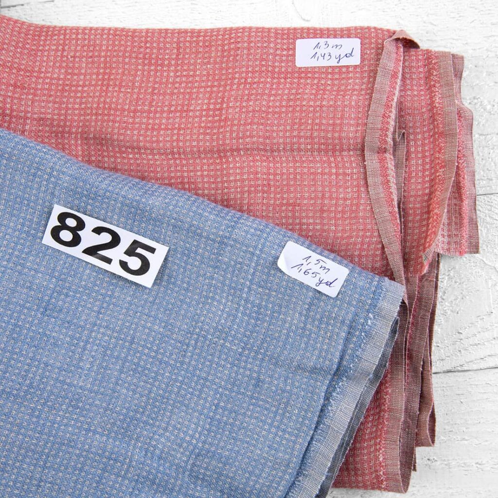 Zestaw tkanin nr 825 3 Linen Fabric Cuts, Set No. 825