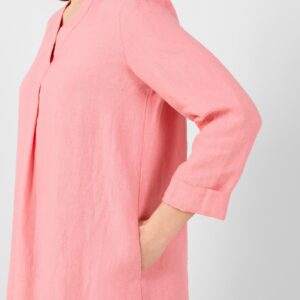 Light pink linen dress, with pockets