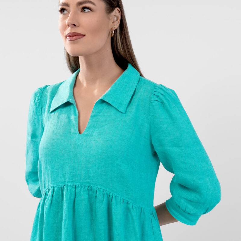 ANETTE Sukienka turkusowa - obrazek 4