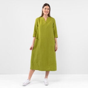 GLENN Sukienka gruszkowa zieleń