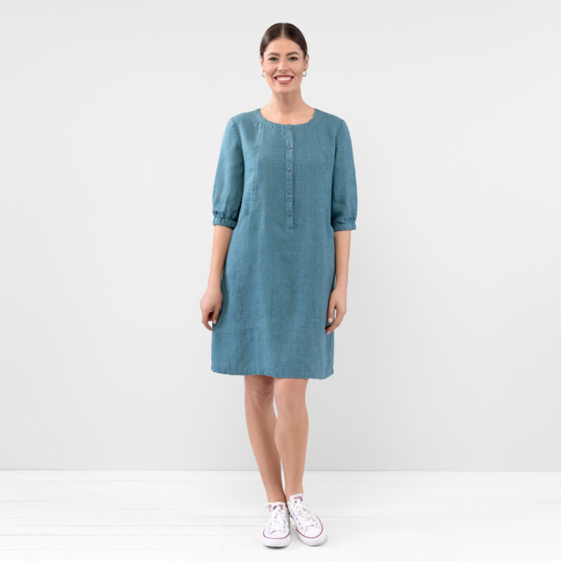 AVA Sukienka niebiesko-zielona