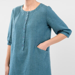 AVA Sukienka niebiesko-zielona