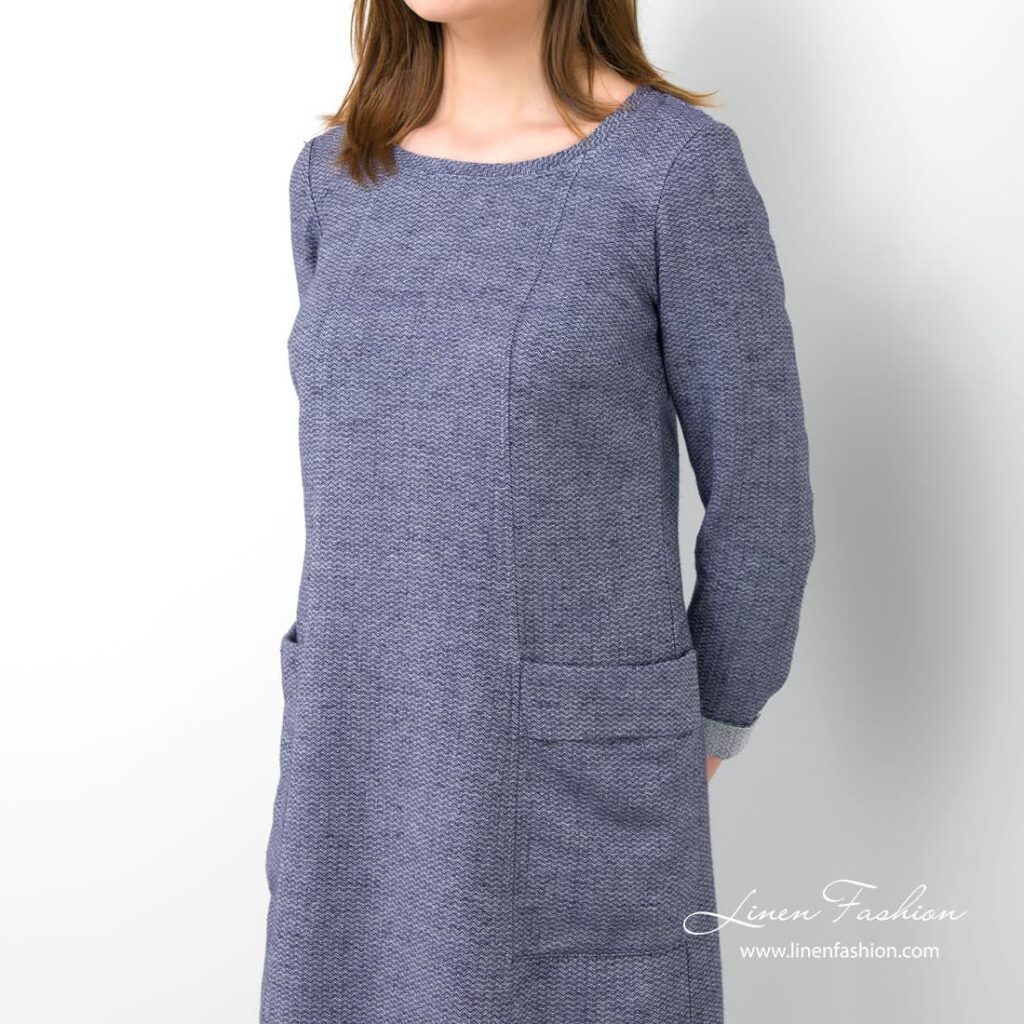 MARTA Sukienka niebieska 2 Blue dress MARTA.