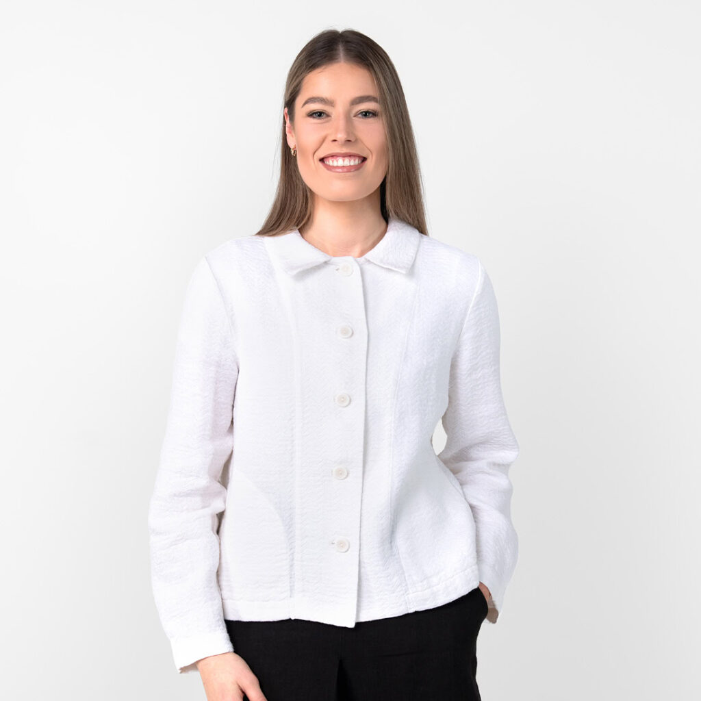 Linen cotton white jacket