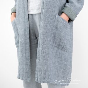 OSLO cardigan in bluish colour.