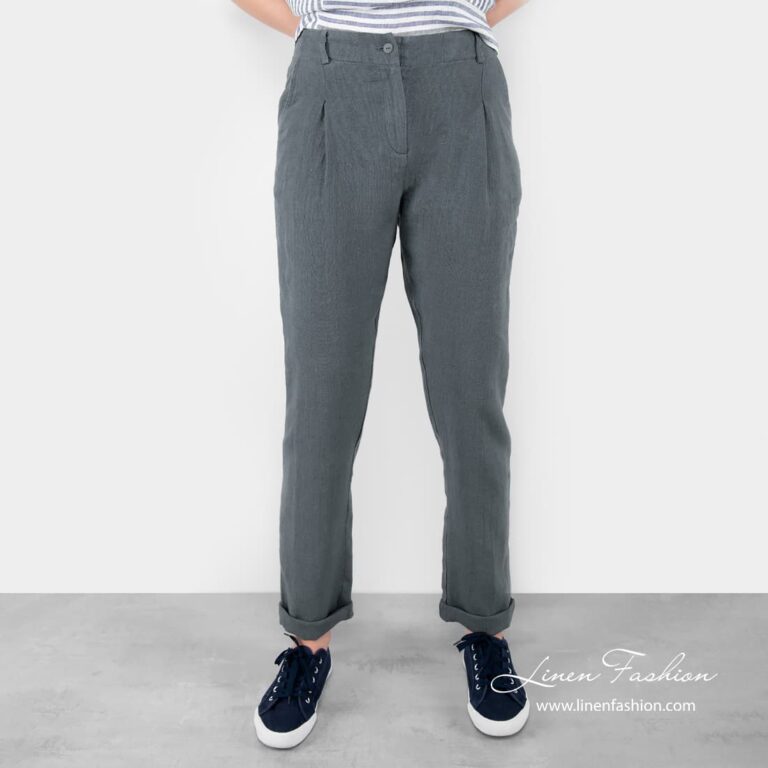 POKI grey pants.