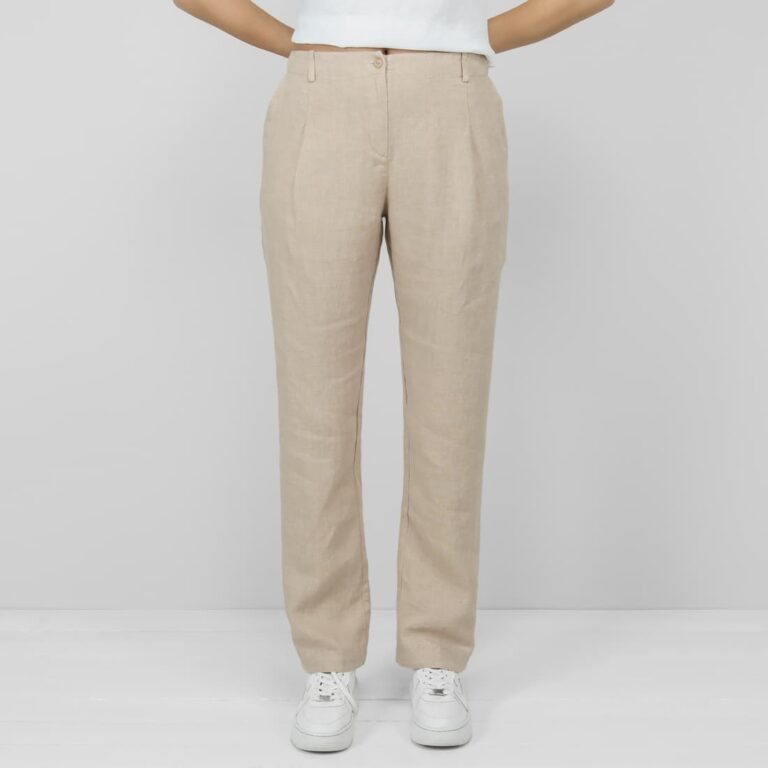sand linen pants