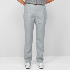 light grey linen pants