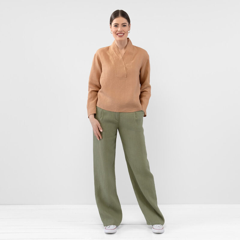DORIS Spodnie zielone - obrazek 2