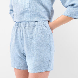 LOGAN Szorty niebieskie