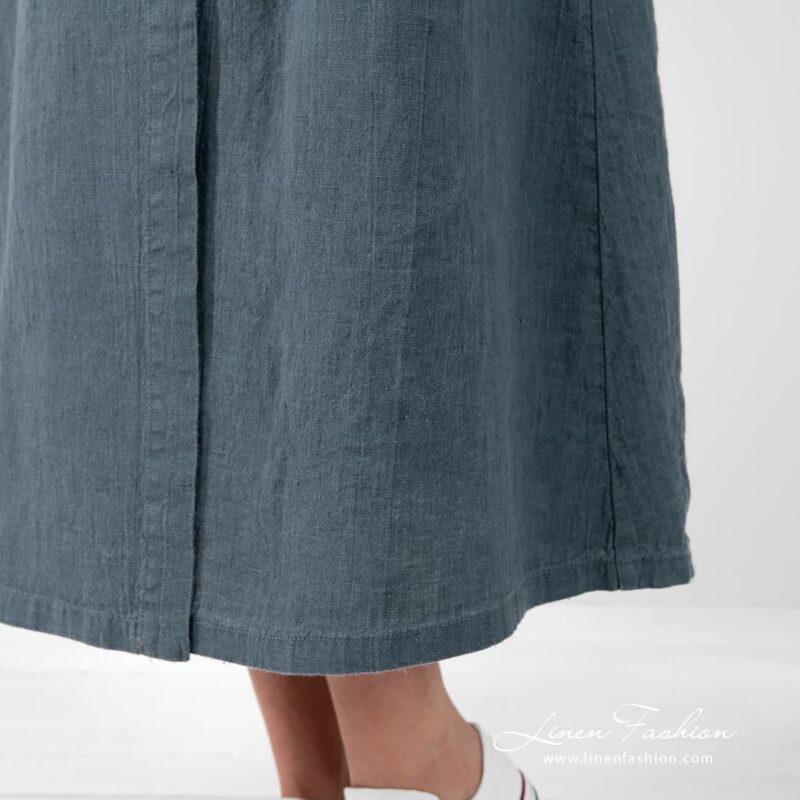 LUNGO long wrap type skirt