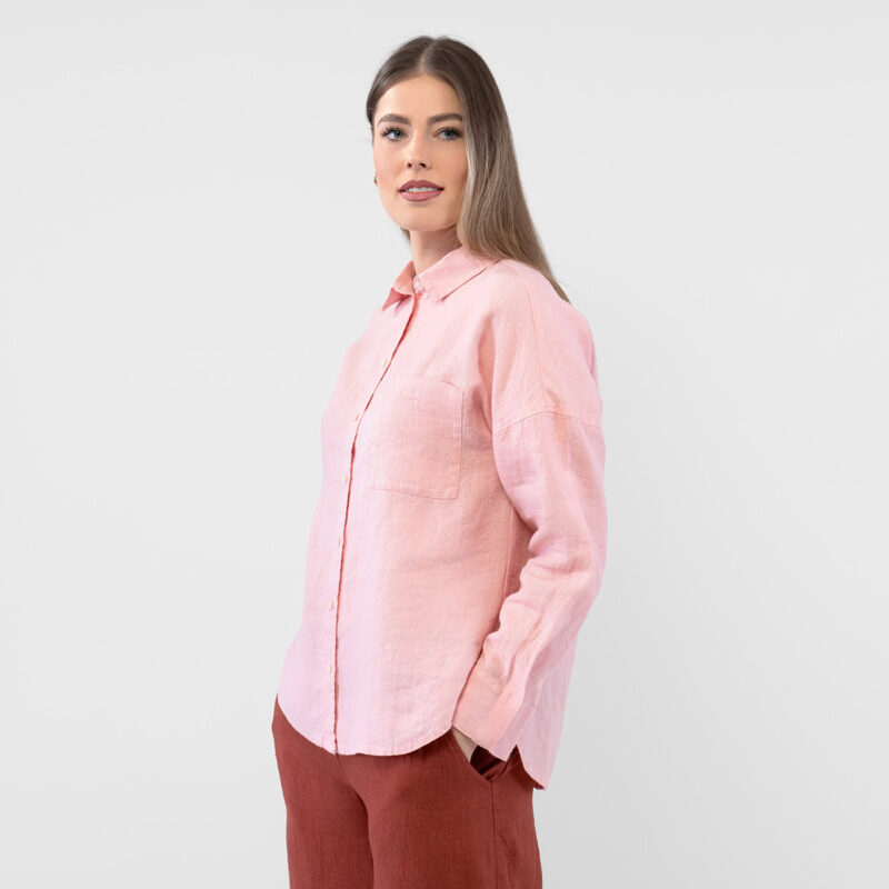 ODILE WEST Koszula różowa - obrazek 3