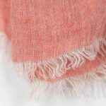 FINO Szalik szaro - różowy