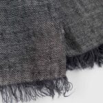 FINO Szalik szary czarny