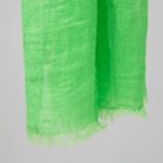 FINO Szalik jaskrawy zielony