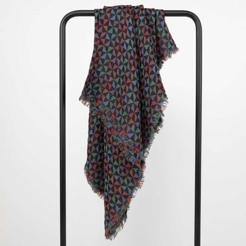 Multicolour linen scarf
