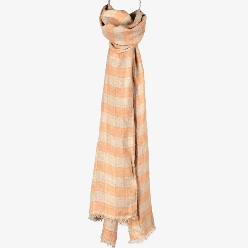 SITI light brown linen scarf