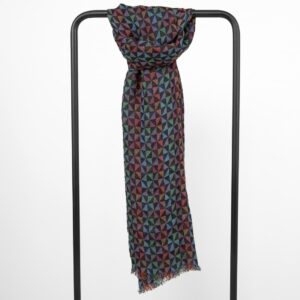 Multicolour linen shawl