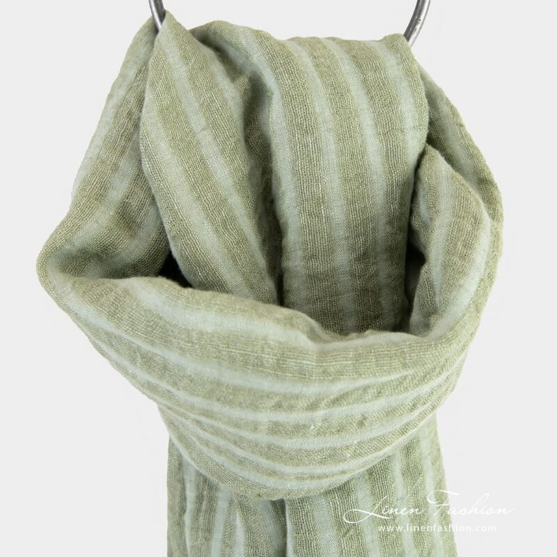 COPEN greenish linen shawl