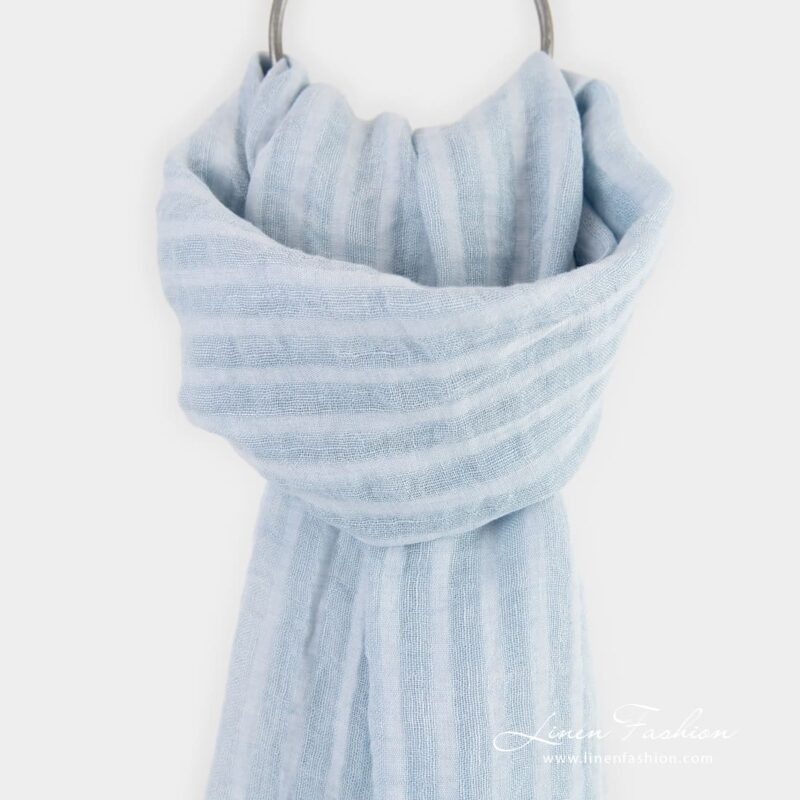 COPEN light blue linen shawl