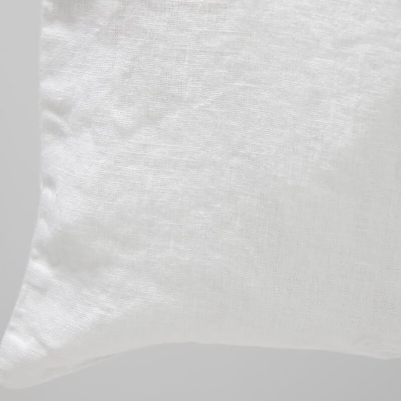 white washed linen bag with handles