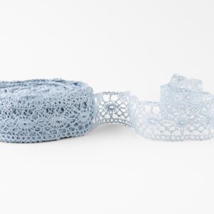Linen lace grey-blue No. 87