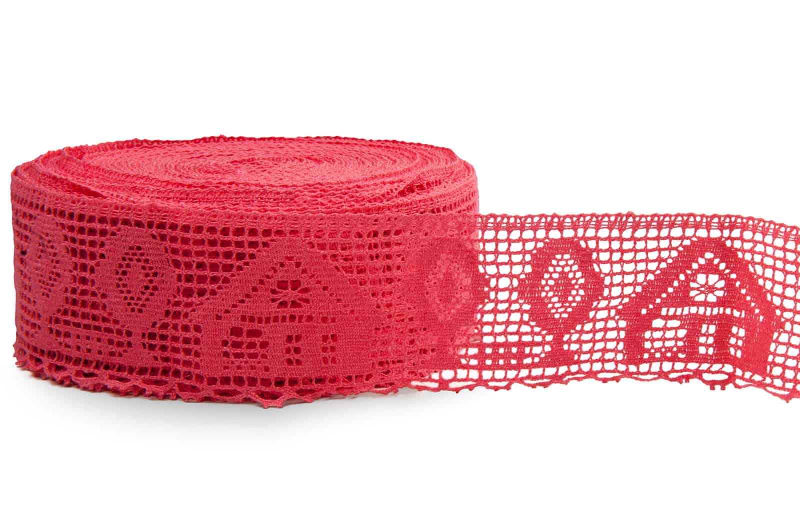 różowa koronka lniana Nr. 47