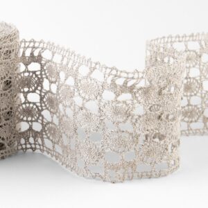 Linen lace natural No. 72, 8cm width