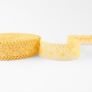 Linen lace yellow No. 76