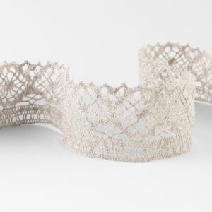 Linen lace natural No. 94, 4cm width