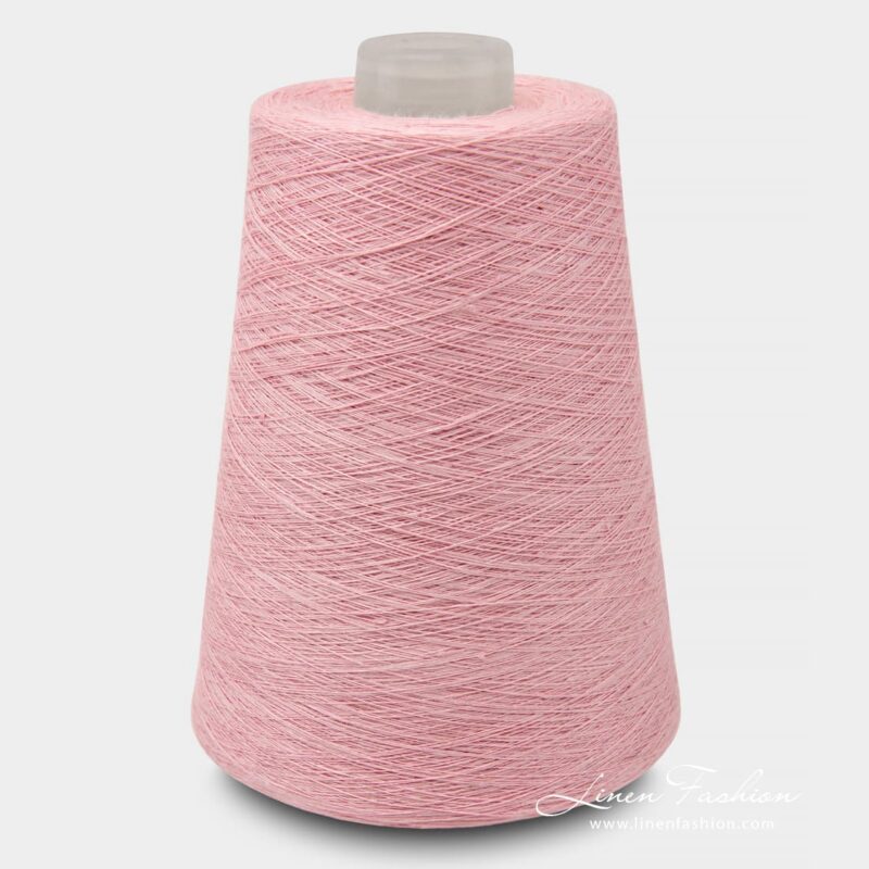Linen Yarns In Pink Colour