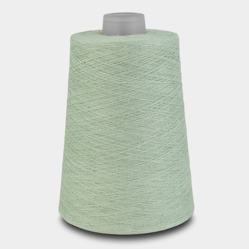 Linen Yarns In Light Green Color - 4(25)