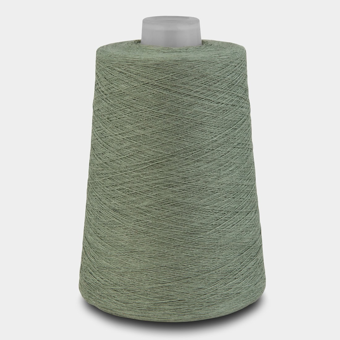 Linen Yarns In Antique Green