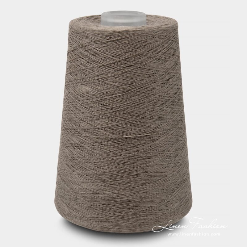 Linen Yarns In Beige Color
