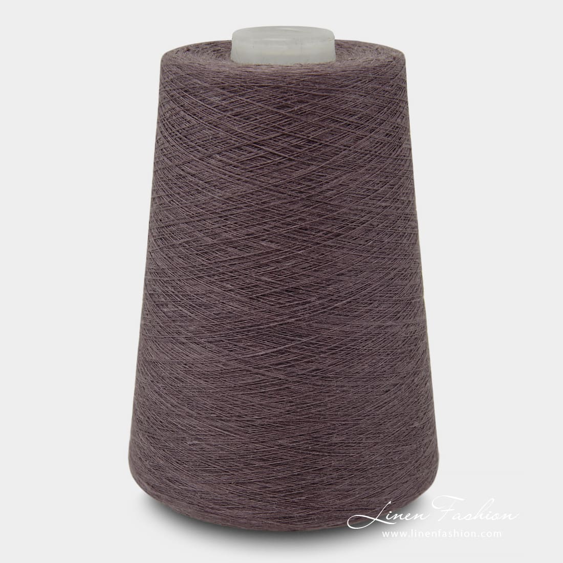 Linen Yarns In Light Aubergine Color 3(8)