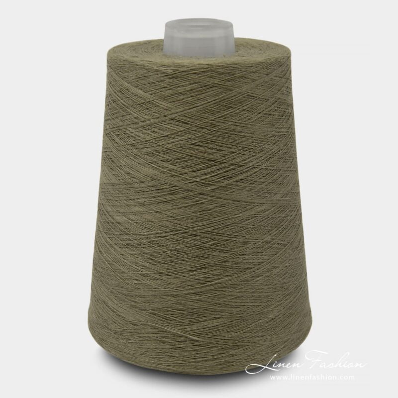 Linen Yarns In Light Tobacco Green 4(13)