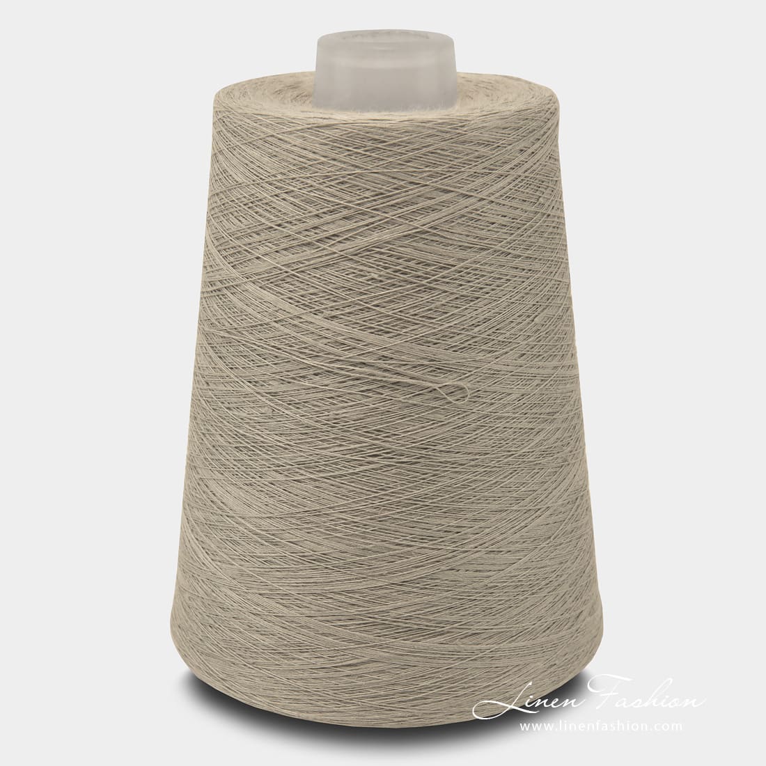 Linen yarns in smoke grey color - 7(5)