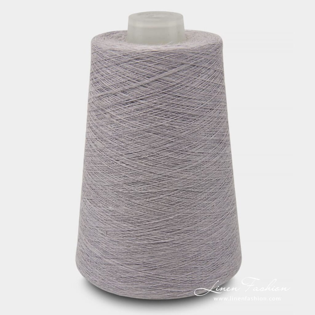 Linen Yarns In Dusty Violet Color 7(13)