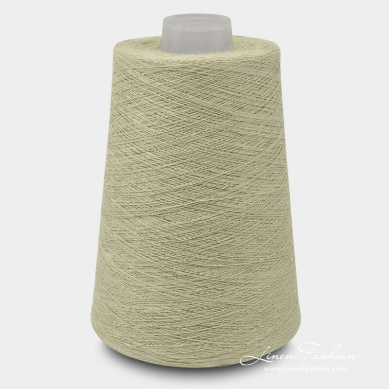 Linen Yarns In Apple Green Color 9(1)