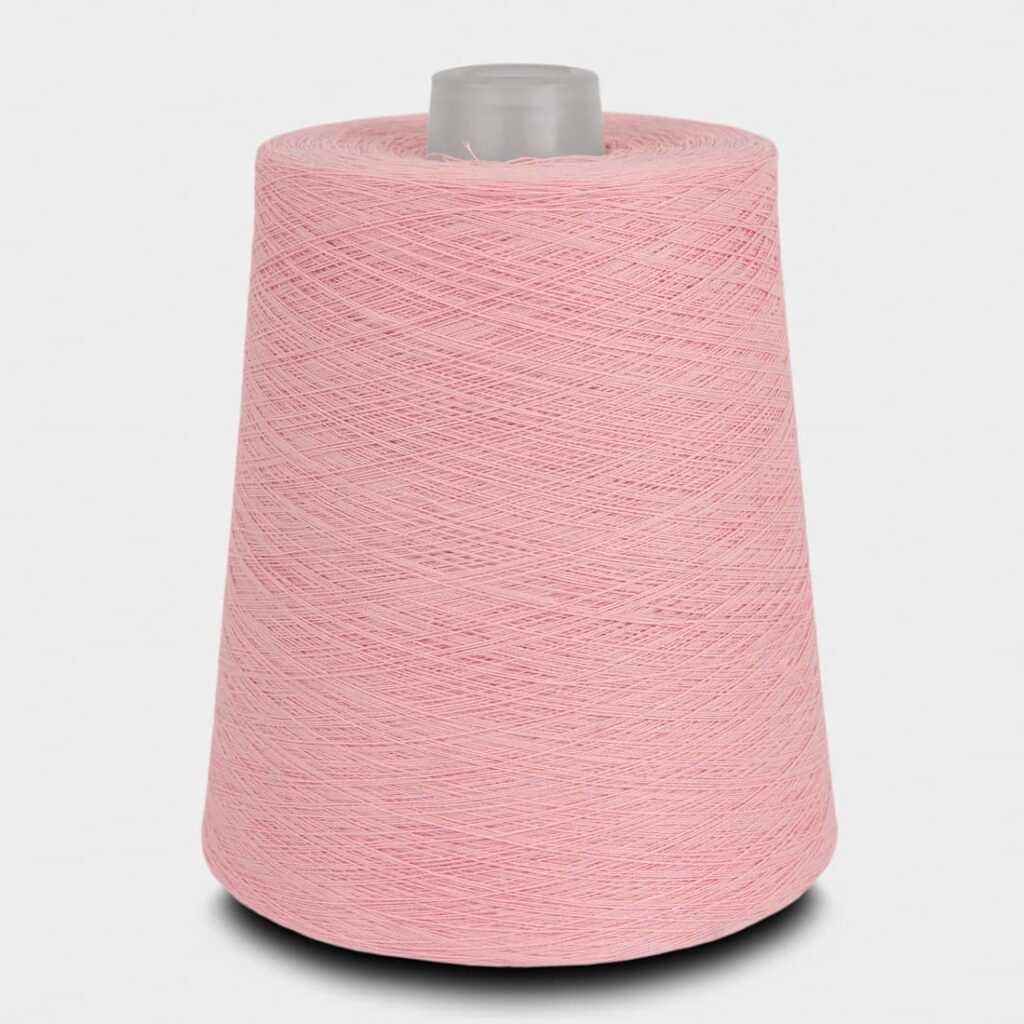 Cotton yarn pink