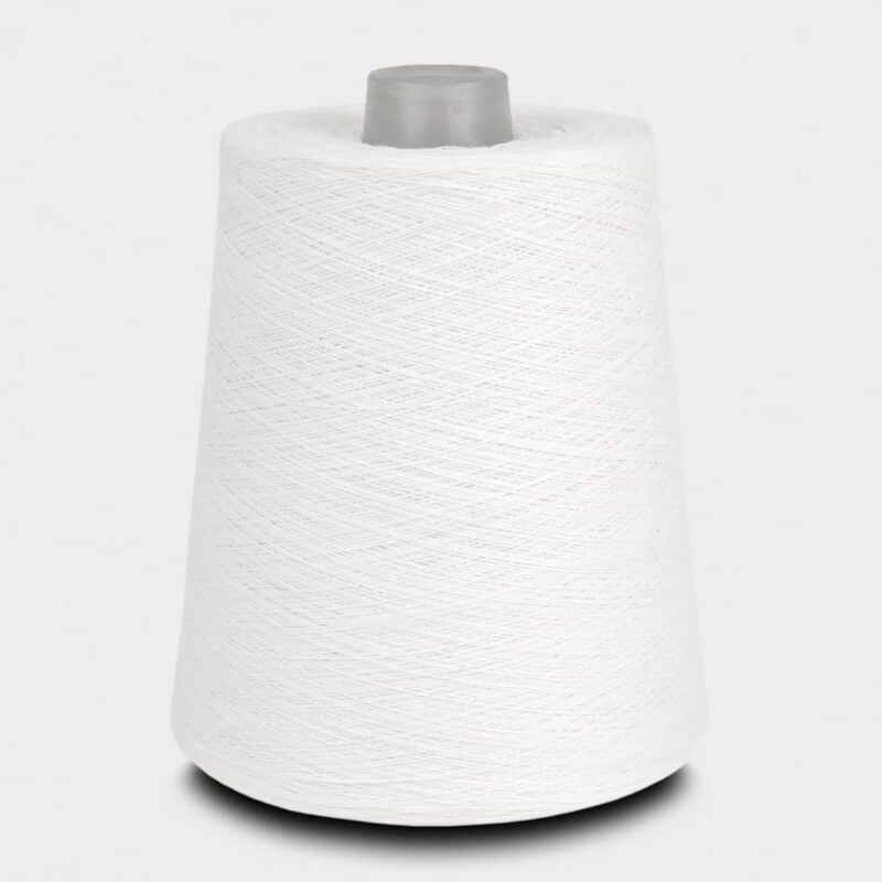 Cotton yarn bright white