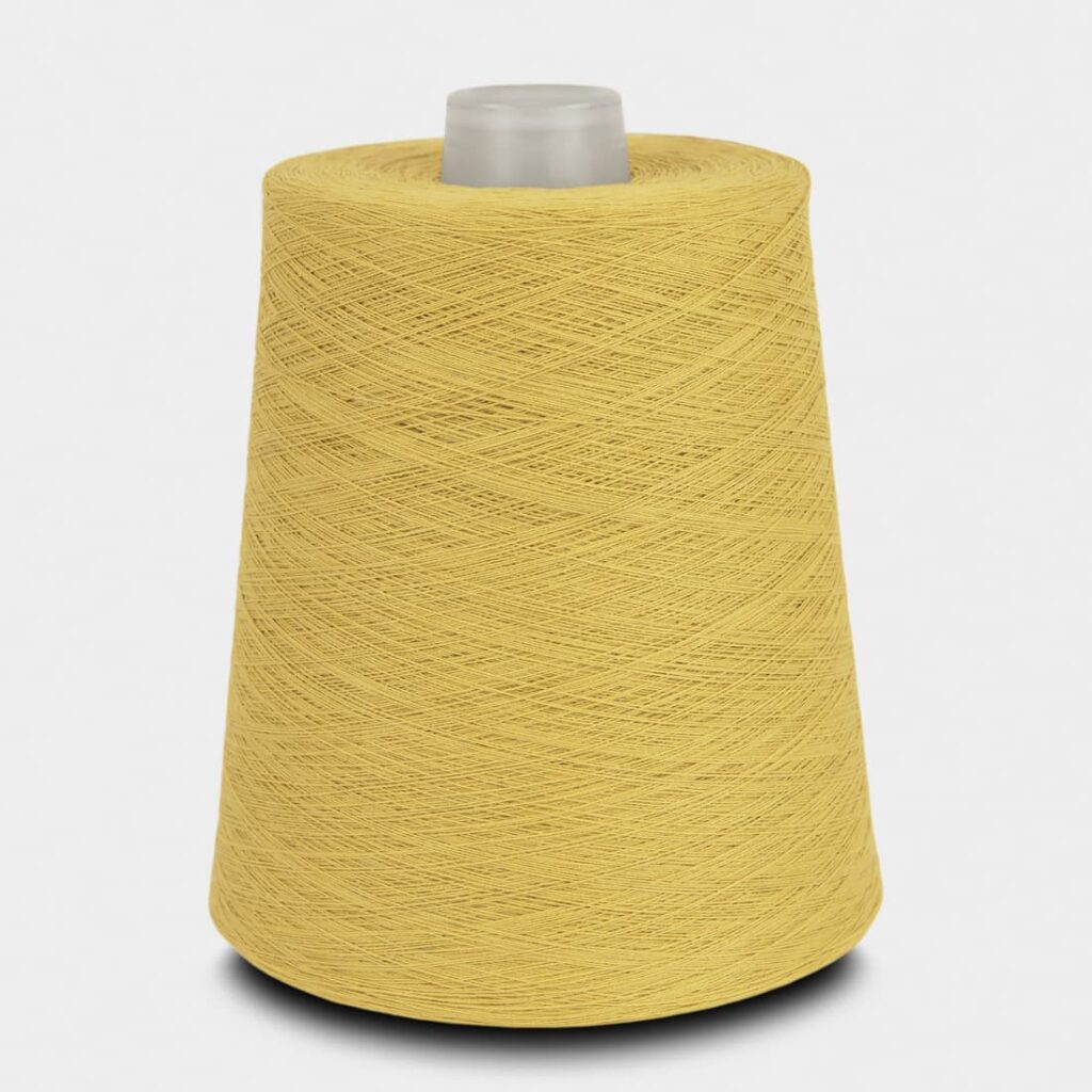 Cotton yarn sulphur yellow